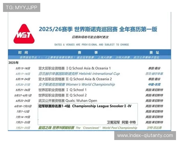 斯诺克全球赛历扩容,中国、中东成重要市场 斯诺克全球赛历扩容,中国、中东成重要市场